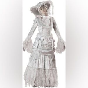 InCharacter Women’s Size XL Victorian Ghost Lady Full Halloween Cosplay Costume
